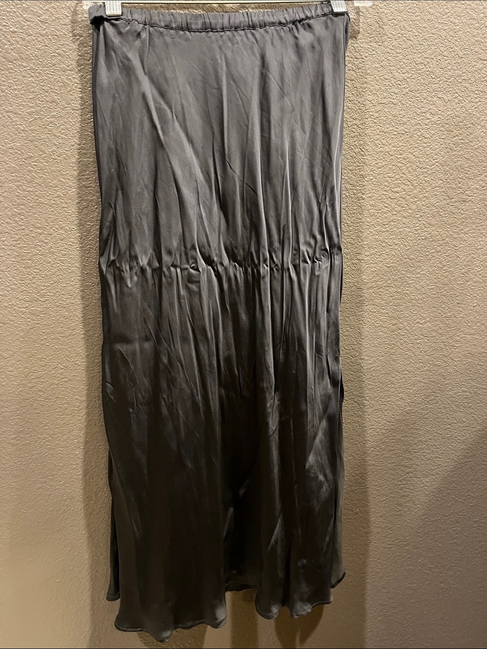 New young fabulous and broke silky midi skirt